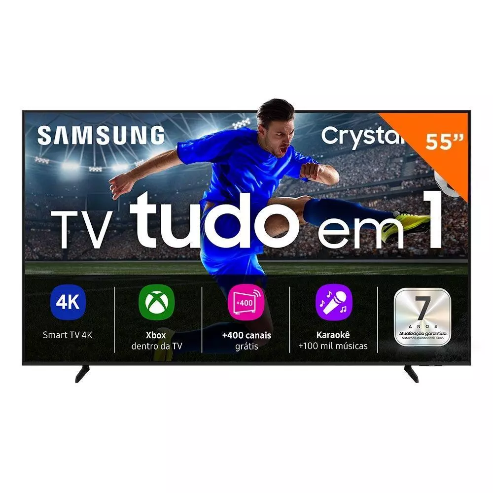 Smart TV 55 Polegadas Samsung Crystal UHD 4K - UN55U8600 2025